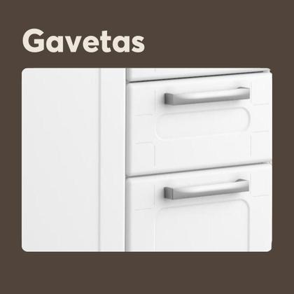 Imagem de Balcão de Aço com Pia 3 Portas 2 Gavetas Múltipla Bertolini