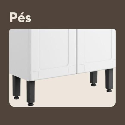 Imagem de Balcão de Aço com Pia 3 Portas 2 Gavetas Múltipla Bertolini