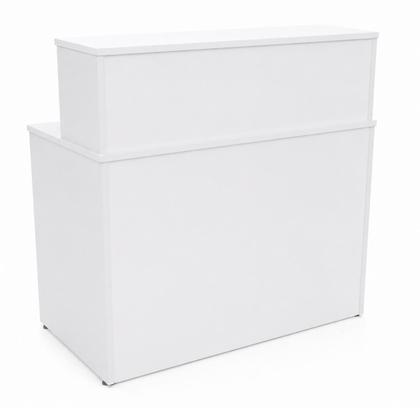 Imagem de Balcão de Atendimento Reto 1,20 m 15 mm - Linha Studio Cor: Branco