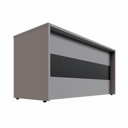 Imagem de Balcão de Atendimento Reto 150 cm Recepção Baixo F5 Office