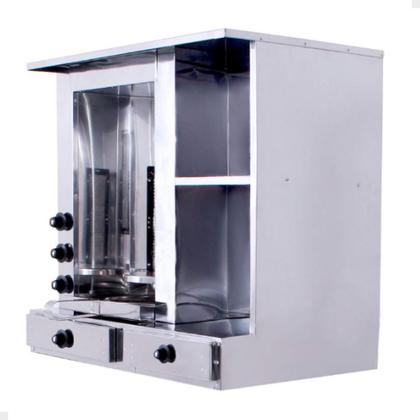 Imagem de Balcão De Churrasco Grego, A Gás C/ Porta De Vidro E Pá R0087-P - R2