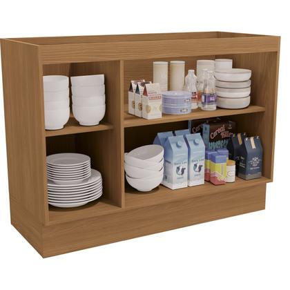 Imagem de Balcão de Cozinha 1200mm 2 Portas de Madeira