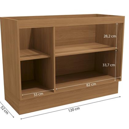 Imagem de Balcão de Cozinha 1200mm 2 Portas de Madeira