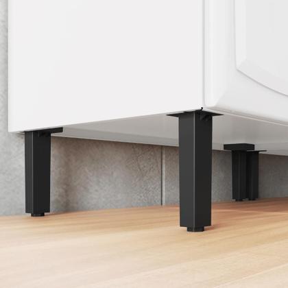 Imagem de Balcão de Cozinha 160cm Aço 4 Portas 2 Gavetas Armário Modular Organizador Compacto Branco