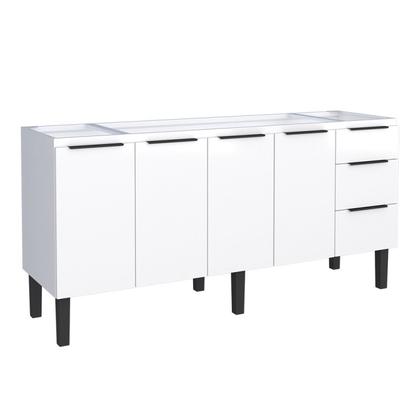 Imagem de Balcão de Cozinha 4 Portas 3 Gavetas 174cm Júpiter