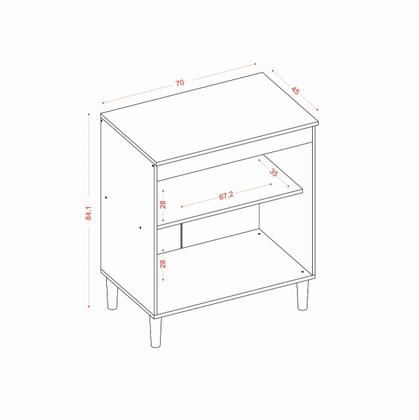 Imagem de Balcão de cozinha atenas 70cm
