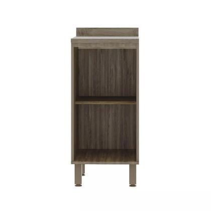 Imagem de Balcão de Cozinha com Tampo 40 cm 1 Porta 1 Prateleira Sara Luciane Móveis