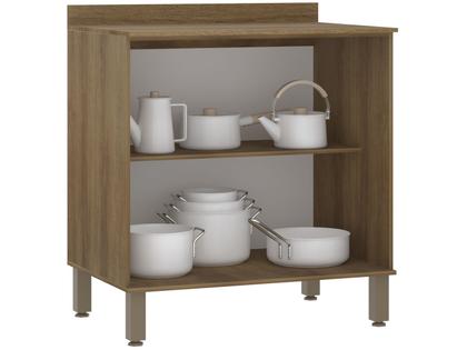 Imagem de Balcão de Cozinha com Tampo Luciane 2 Portas Suíça