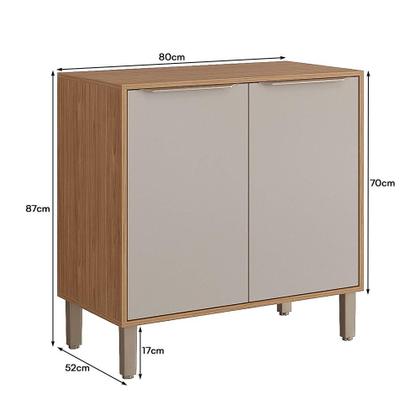 Imagem de Balcão de Cozinha Cooktop Divina Esplêndida 80cm com Tampo MDF - MGM