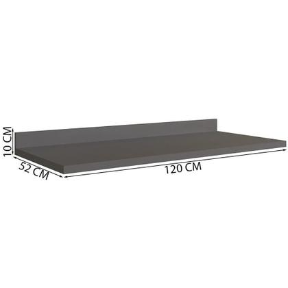 Imagem de Balcão de Cozinha de Madeira e Tampo 100% MDF, Herval Ten, 1 Porta 3 Gavetas 120 cm