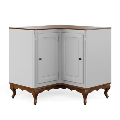 Imagem de Balcão de Cozinha de Madeira Hannover de Canto com 2 Portas - M560707