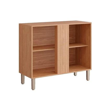 Imagem de Balcão de Cozinha Modulado c/ Tampo Divina de Canto c/ 1 Porta 92cm Cinamomo/Titanium - MGM