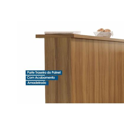 Imagem de Balcão de Cozinha Modulado Imperatriz c/ 1 Porta e 4 Gavetas 120cm Freijo/Off White - Nesher