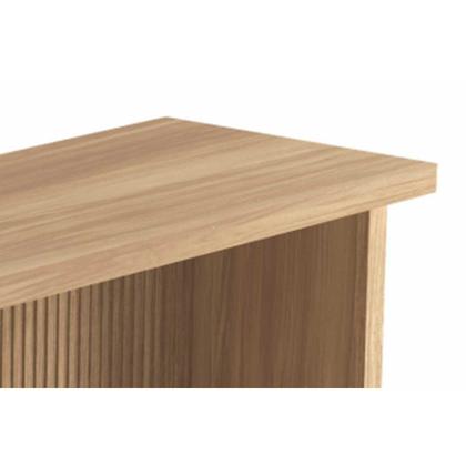 Imagem de Balcão de Cozinha Modulado Imperatriz c/ 1 Porta e 4 Gavetas 120cm Freijo/Off White - Nesher