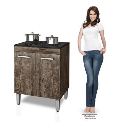 Imagem de Balcão de cozinha para cooktop 4 bocas castani nauru