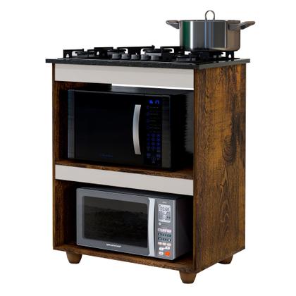 Imagem de Balcão de Cozinha para Cooktop 4 Bocas Turim Kaiki