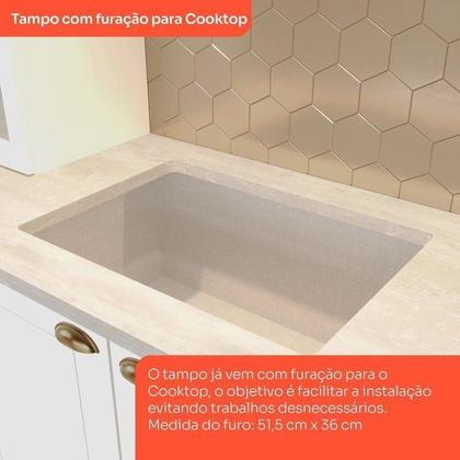 Imagem de Balcão de Cozinha para Forno de Embutir com Tampo Emily