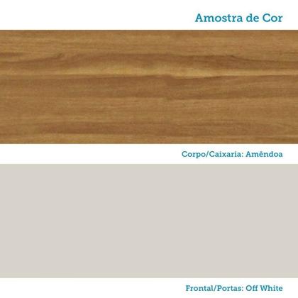 Imagem de Balcão de Cozinha para Pia 120cm com 3 Portas 2 Gavetas sem Tampo 100% Mdf Itália Espresso Móveis