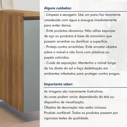 Imagem de Balcão de Cozinha Porta Tempero 1 Porta 20cm 100% MDF Rainha Verde/Nature