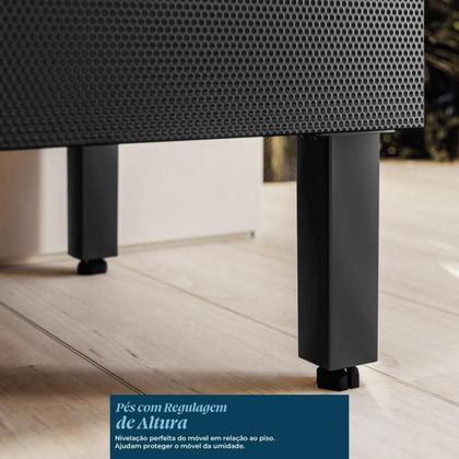 Imagem de Balcão de Cozinha Proença 60cm 1 Porta e 1 Gaveta com Tampo MDF - Demartêz