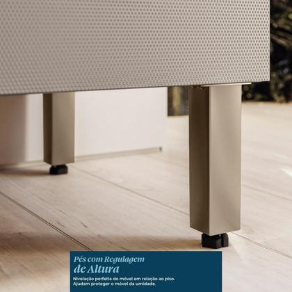 Imagem de Balcão de Cozinha Proença 60cm 1 Porta e 1 Gaveta com Tampo MDF - Demartêz