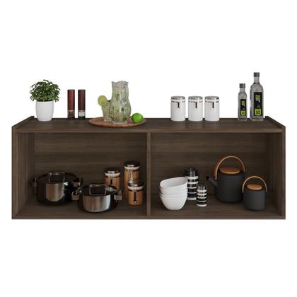 Imagem de Balcão de Cozinha Suspenso 118cm 4 Portas Monna Freijó Z34 - Mpozenato