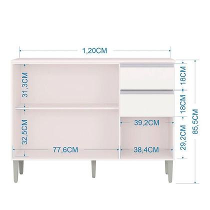 Imagem de Balcão de Pia Aline Branco - Poquema