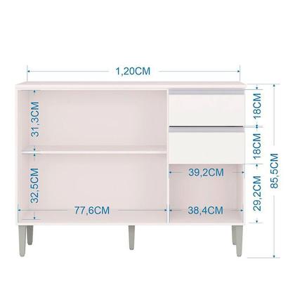 Imagem de Balcão de Pia Aline Branco - Poquema