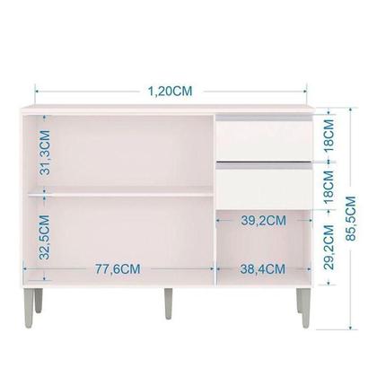 Imagem de Balcão De Pia Aline Branco - Poquema