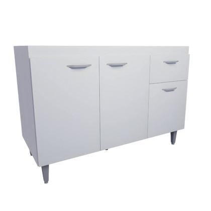 Imagem de Balcão de Pia Cozinha 120cm Armário Gabinete Morgana