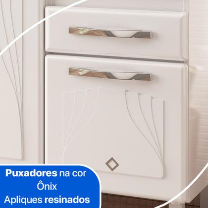 Imagem de Balcão de Pia em Aço 3 Portas 2 Gavetas sem Pia Star New Telasul