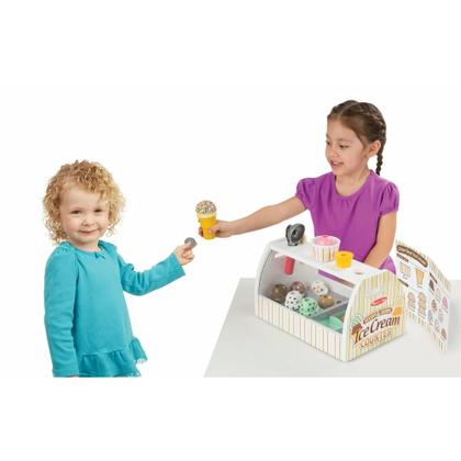 Imagem de Balcão de Sorvete Melissa & Doug com 28 Unidades - Madeira