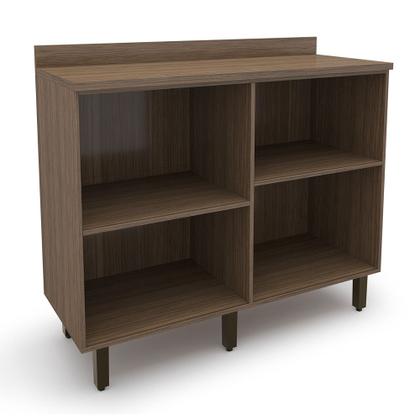 Imagem de Balcao Evolution Plus 2 Portas Tannat/Legno Crema Batrol