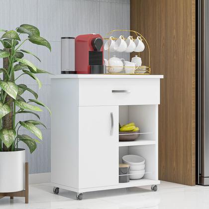 Imagem de Balcão Fruteira Multiuso Suporte Microondas/ Bebedouro Armário Cozinha