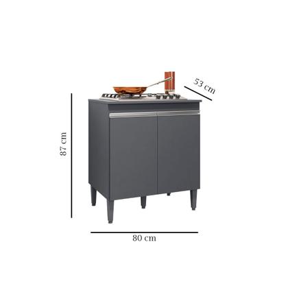 Imagem de Balcão Gabinete Andreia para Cooktop 4 Ou 5 Bocas