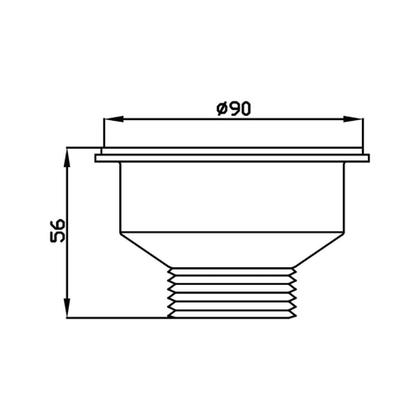 Imagem de Balcão Gabinete Áustria com Pia Inox 160cm 4 Portas Branco/Preto - Lumil Móveis