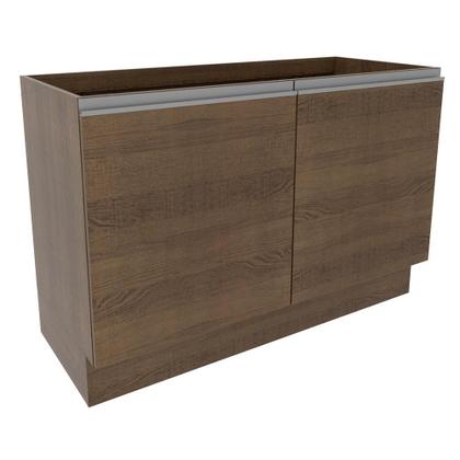 Imagem de Balcão Gabinete de Pia Armário de Cozinha 120 cm 2 Portas Glamy Madesa
