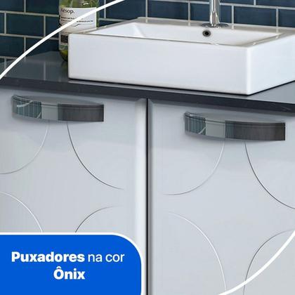 Imagem de Balcão Gabinete para Banheiro em Aço Rubi 2 Portas