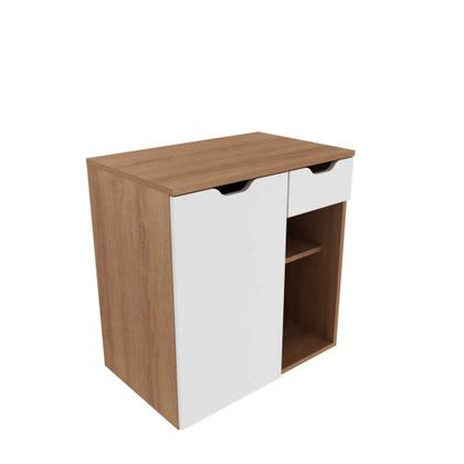 Imagem de Balcão Gabinete para Banheiro sem Cuba Suspenso 60cm com gaveta BN3605 Tecnomóbili