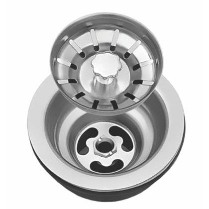 Imagem de Balcão Gabinete Pia Inox 150cm Lisboa 4 Portas Branco/Castanho - Lumil Móveis