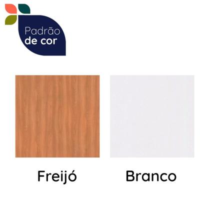 Imagem de Balcão Macadâmia 1200mm P/Cooktop 5 Bocas Freijó/Branco - Telasul