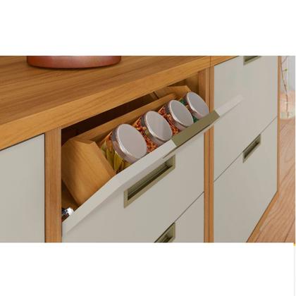 Imagem de Balcão Modular M1 Porta 4 Gavetas Imperatriz 120 cm Mdf Nesher