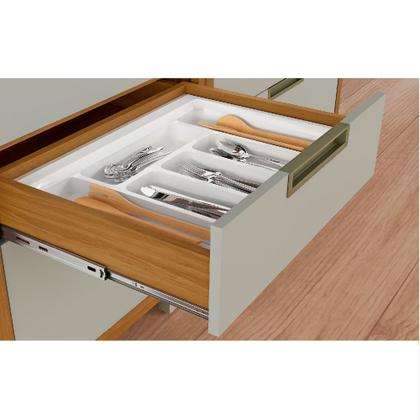 Imagem de Balcão Modular M1 Porta 4 Gavetas Imperatriz 120 cm Mdf Nesher