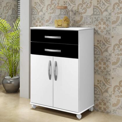 Imagem de Balcão Mônaco Arte Móveis 2 Portas 2 Gaveta Flex 