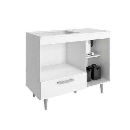 Imagem de Balcão Multiuso 1 Porta 1 Gaveta Alecrim - Poliman Móveis