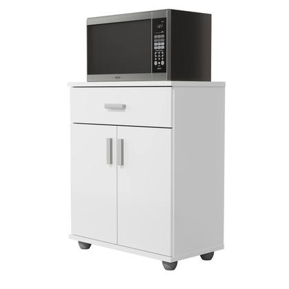 Imagem de Balcão Multiuso para Forno Microondas Branco Mell ENVIA SOMENTE 01 UN