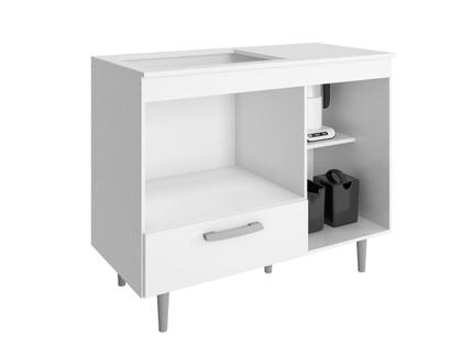 Imagem de Balcão para Cooktop 04 bocas 01 gaveta e 01 portas alecrim