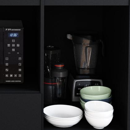 Imagem de Balcão Para Cooktop 1,05m 5 Bocas 1 Nicho Com 1 Porta E Gaveta Turim 