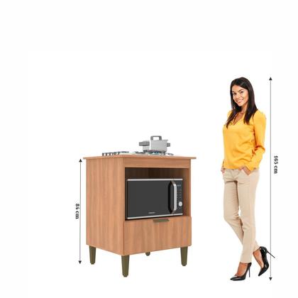 Imagem de Balcão para Cooktop 4 Bocas com Porta Basculante