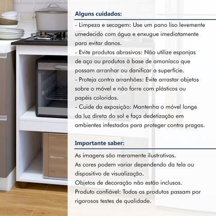 Imagem de Balcão para Cooktop 5 Bocas 2 Nichos para Forno Turim